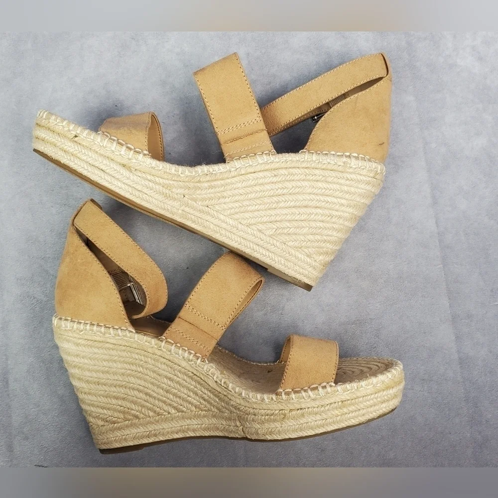 INC Womens Catiana Platform Ankle Strap‎ Wedge Sandals Size 8.5M